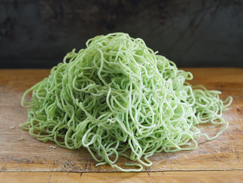 Green noodles stock photo. Image of staple, china, curled 40597996