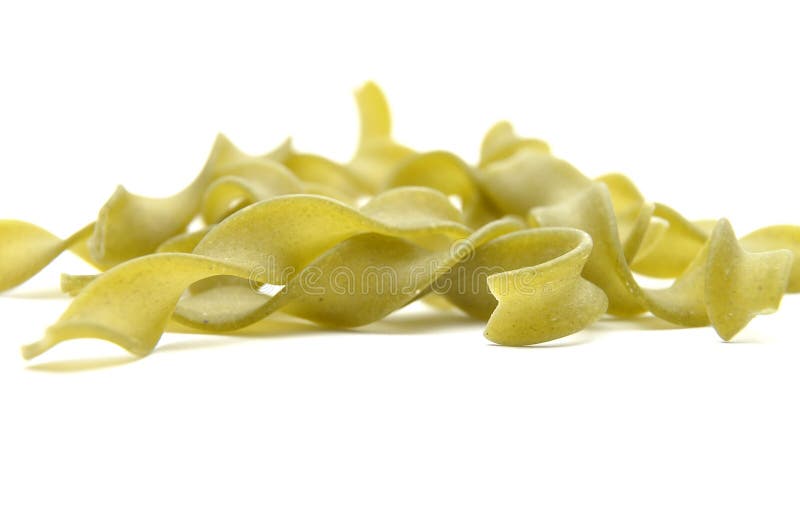 Green noodles on white stock photo. Image of garlic, noodles 17424268