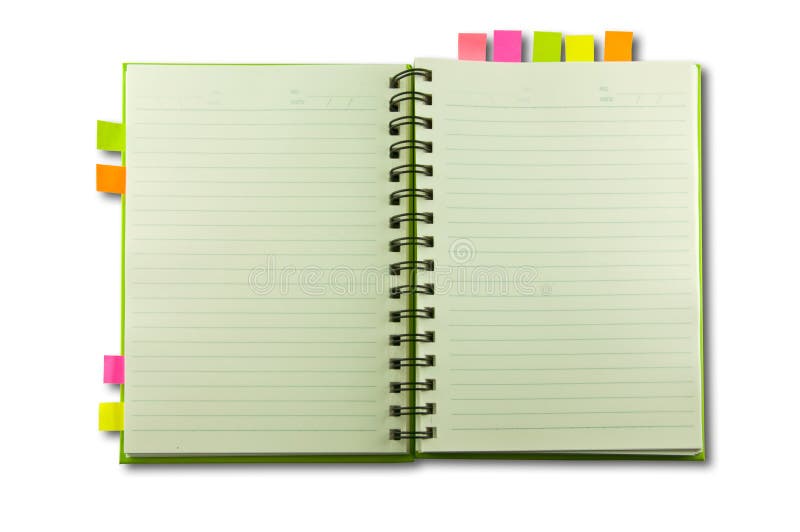 Green notebook