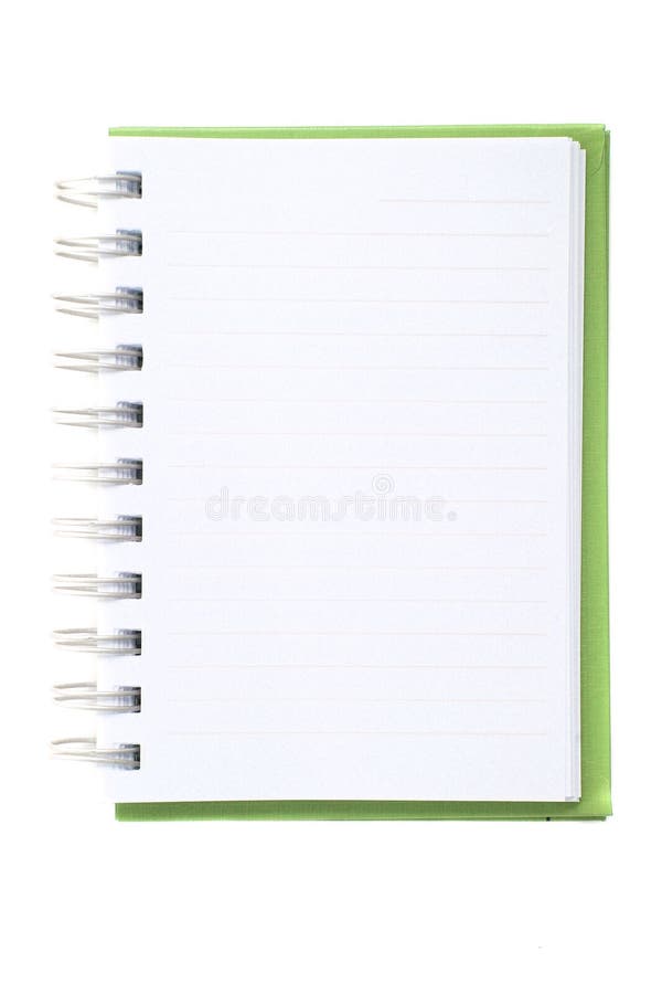 Green notebook