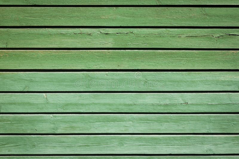 Green old painted wooden background