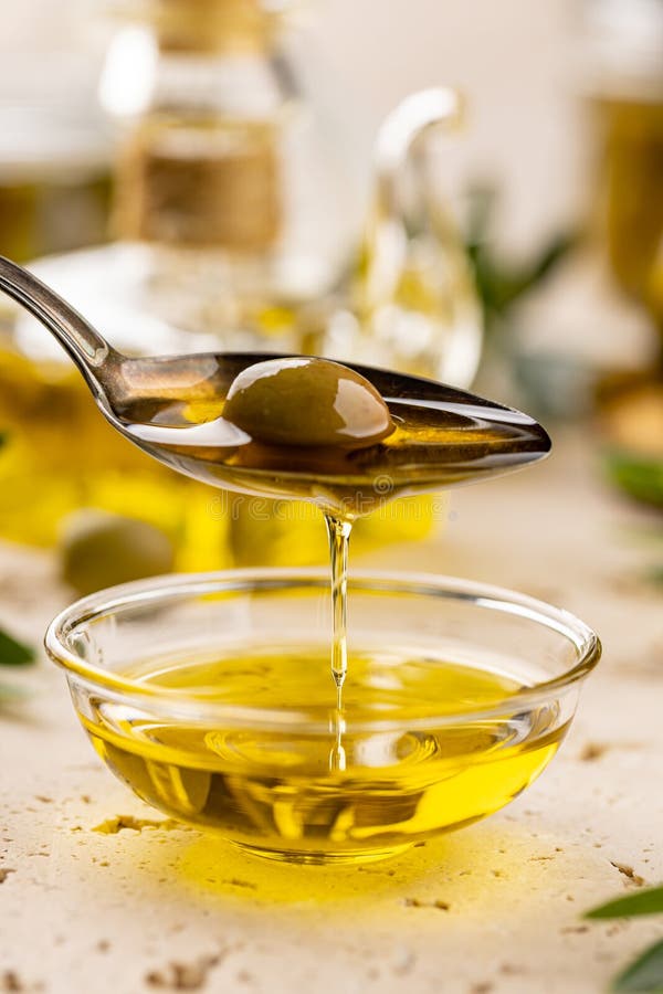 Green olive in spoon stock image. Image of extra, ecological 272758827