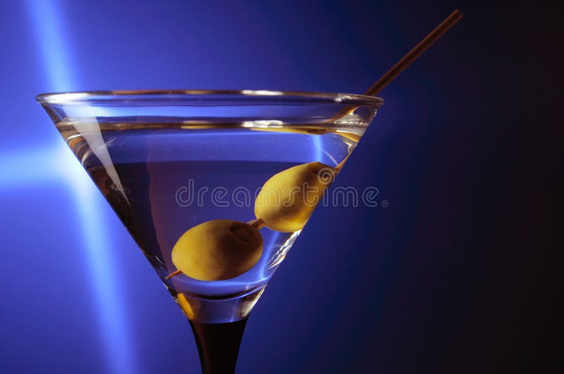 Green olives stock photo. Image of cocktail, liquor, glass 12858836