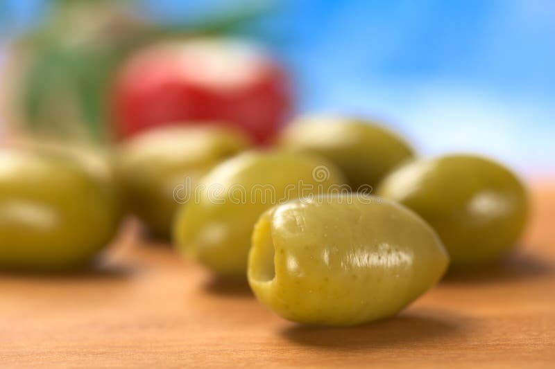 Green Olives stock photo. Image of ingredient, fermented 19405130