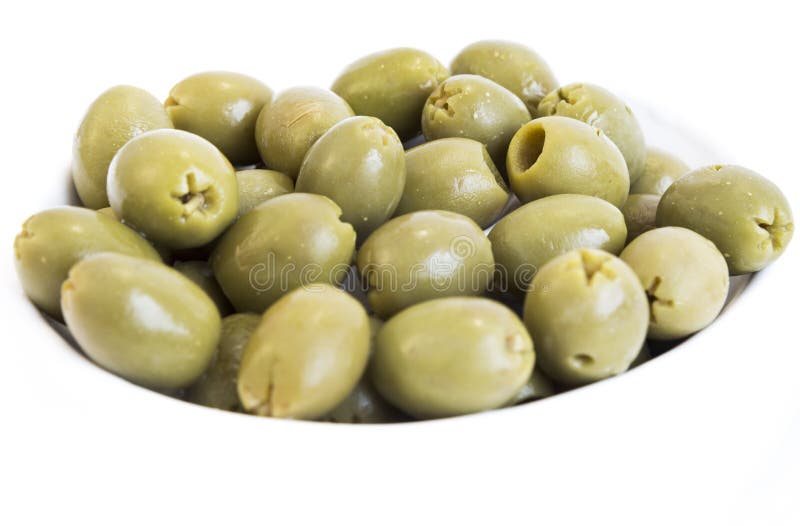 Green olives sticks stock image. Image of freshness, dishware 48524581