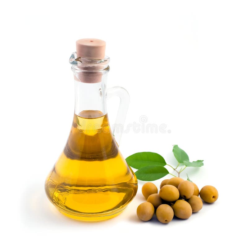 Green Olives And Oil Picture. Image 14802765