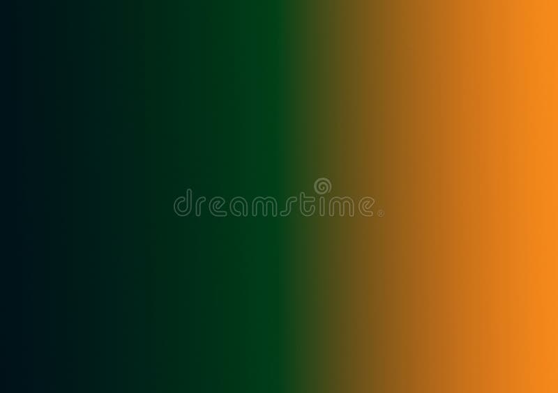 Green - orange gradient background royalty free illustration
