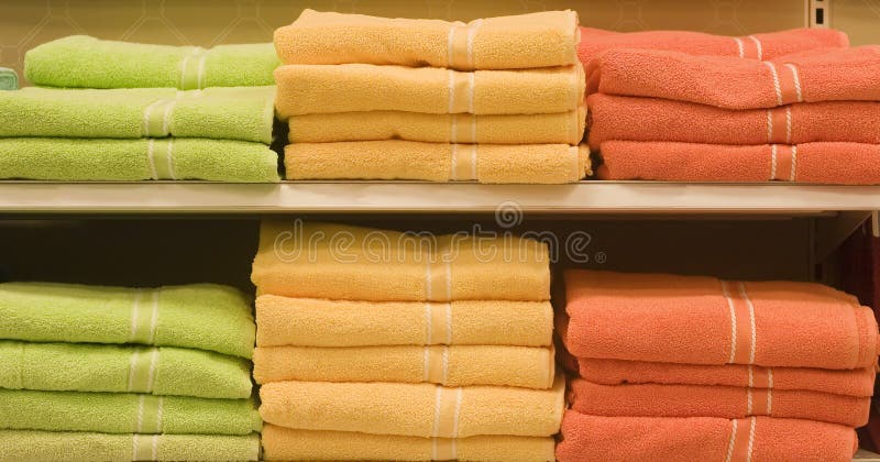 Green and Orange Towels