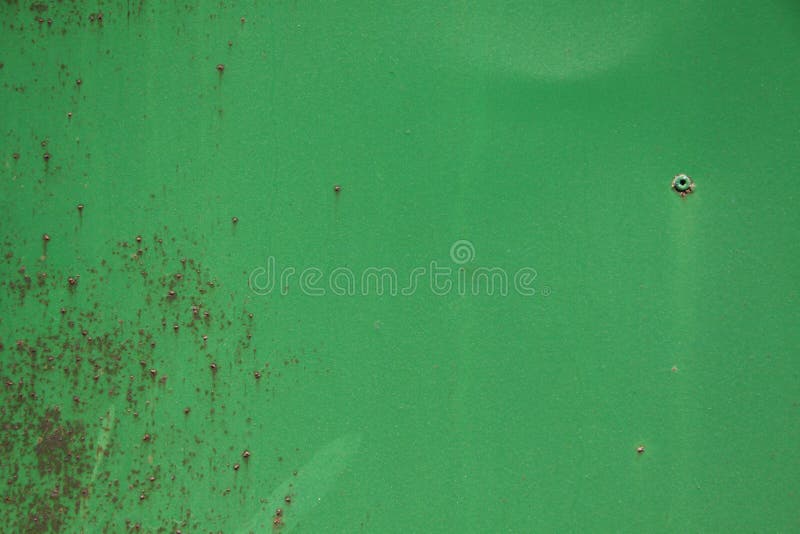 Green paint metal sheet royalty free stock photo