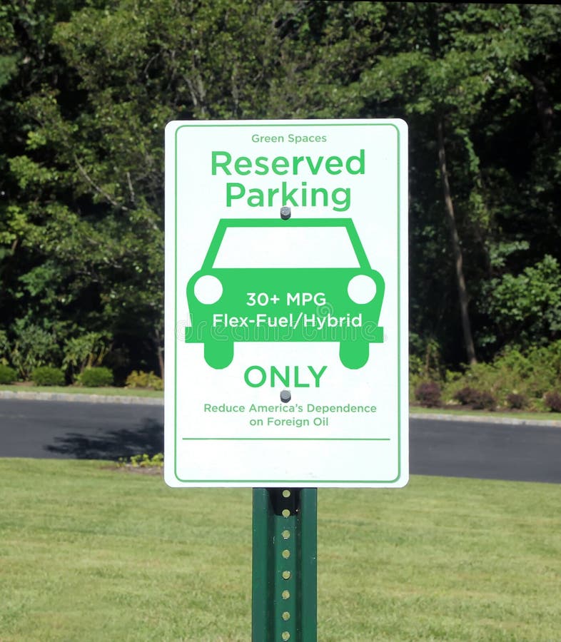 Green Parking Sign