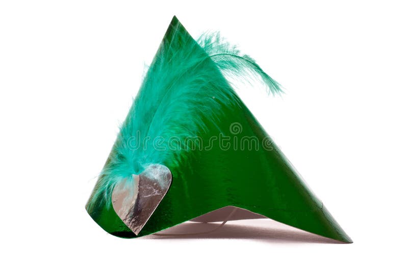 Green Party Hat stock photo. Image of celebration, cone - 11495044