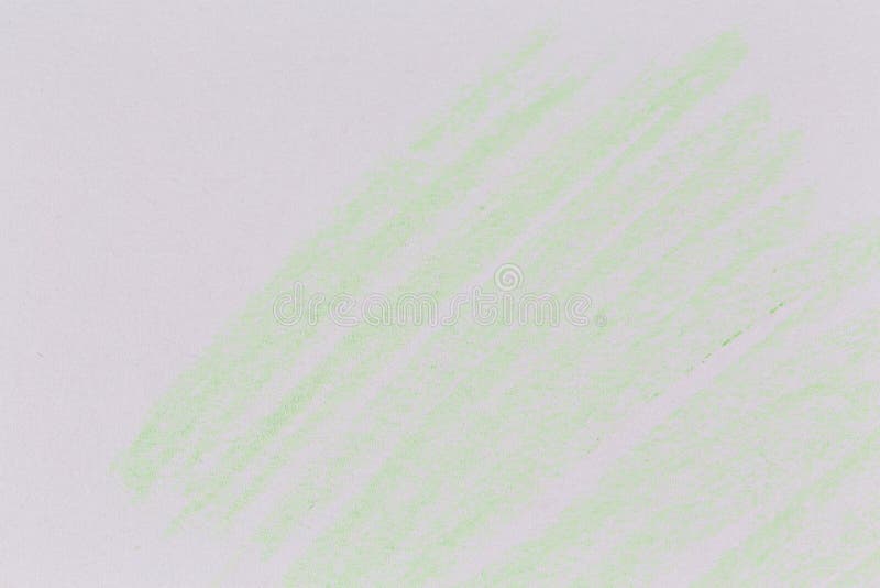 Green Pastel Drawing Paper Crayons Background Texture Stock Image