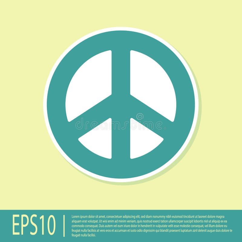 Peace sign, Peace Symbol, Hippie Symbol, green minimal background