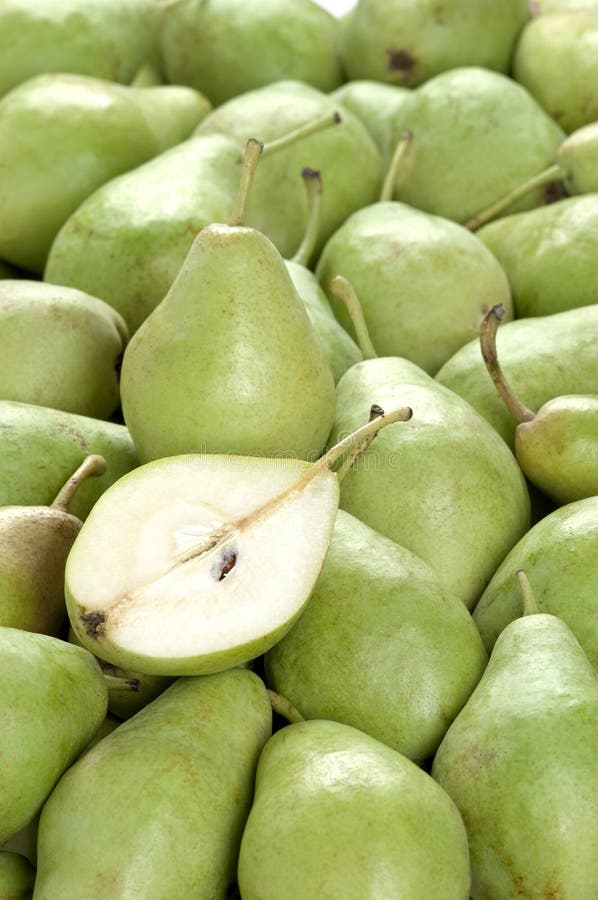 Green pears(vertical)