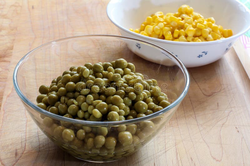 Green peas and corn stock photo. Image of tasty, food 39394322