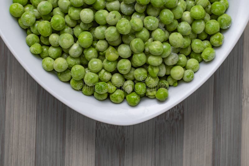 Freshly Cooked Green Peas Served in Dish Stock Image - Image of food