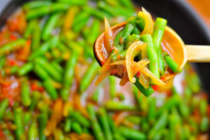 Green peas pan stock photo. Image of fire, dish, holding 56940494