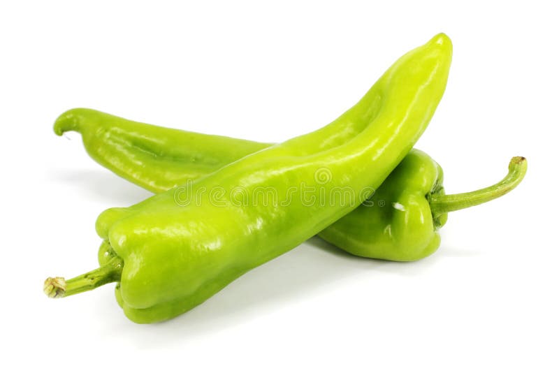 Green pepper arkivfoton