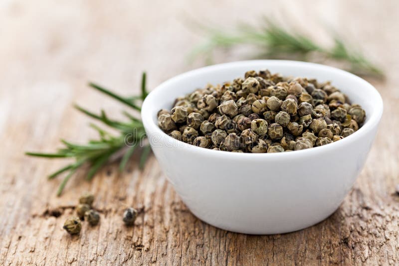 Green peppercorns