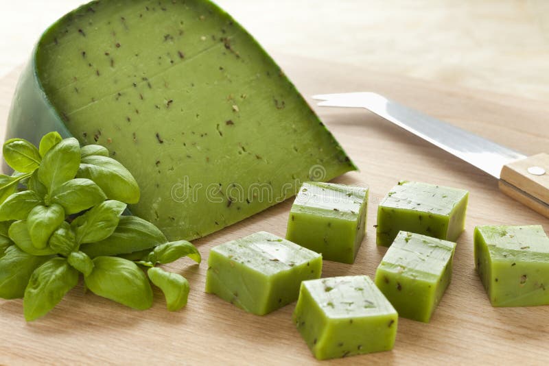 Green pesto cheese stock photo. Image of basil, delicacy 43054094