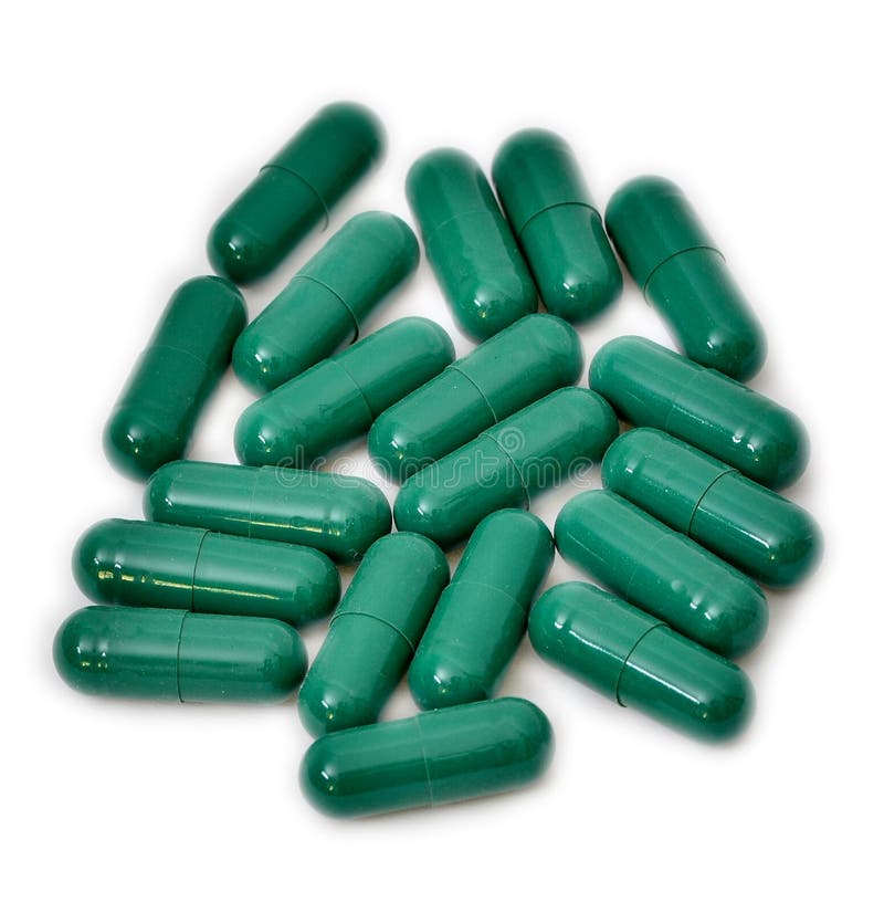 Green pills. 