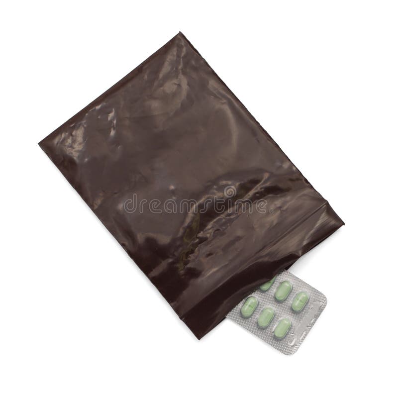 Medicine Tablet Blister Pack Dispensing Plastic Bag Stock Photos Free