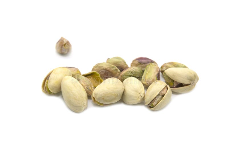 Green Pistachios Isolated on a White Background Stock Image Image of nutrition, macro 232102081