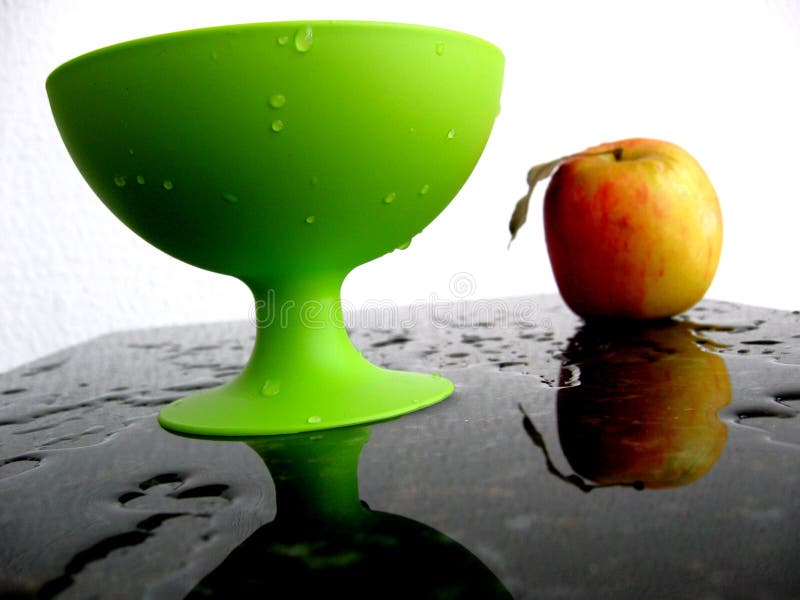Green plast- arkivfoto