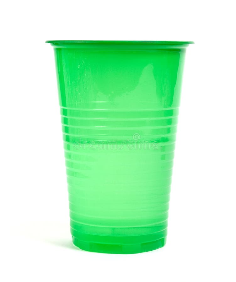 Green plastic cup stock photo. Image of green, plastic 12014798