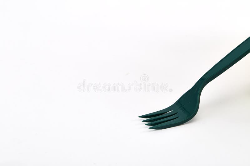 Green Plastic Forks on White Stock Photo Image of kitchenware, color