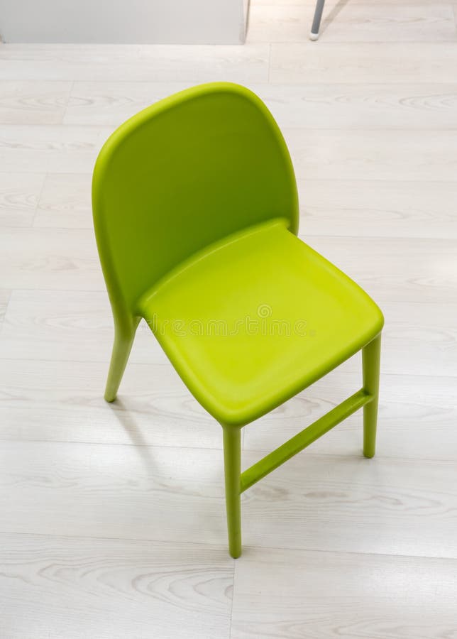 Green Plastic Modern Design Chair Stock Image Image of comfortable