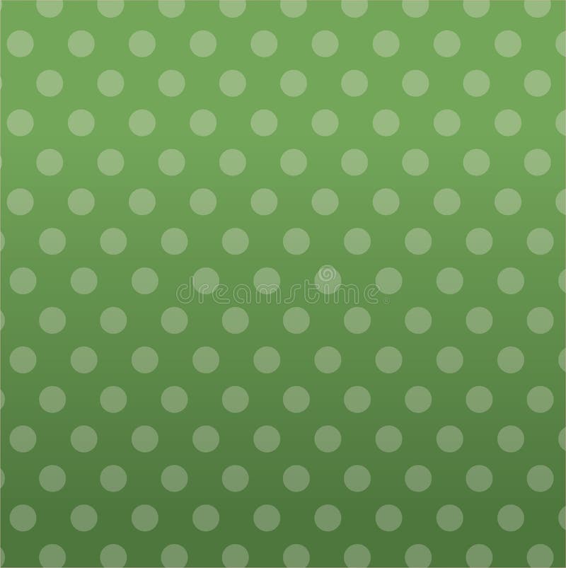 Green Polka Dot Background with Ombre Fade Stock Vector - Illustration ...