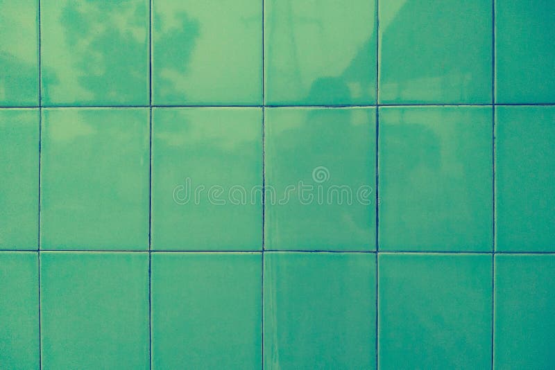 Green porcelain tile floor pattern