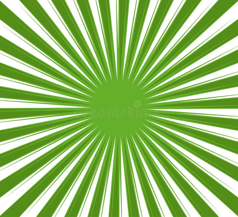 Green ray background stock illustration. Illustration of environmental