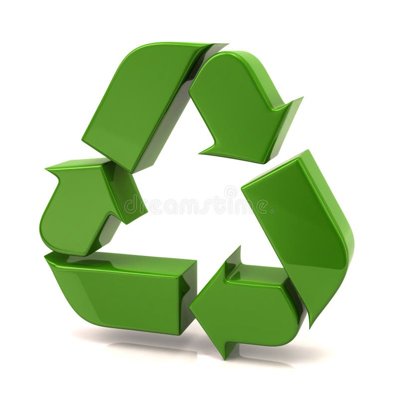 Green recycle arrows