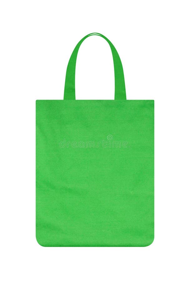 Green Reusable Shopping Bag Stock Image Image of background, object