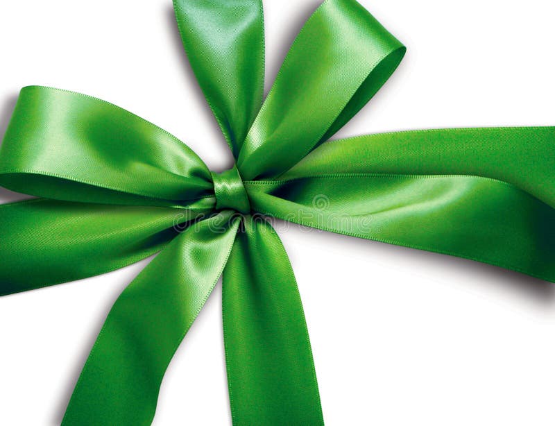 Green ribbon stock image. Image of package, holiday, celebration 13004957