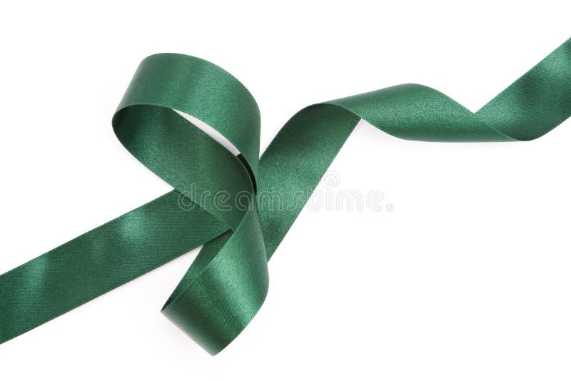 Green ribbons stock image. Image of festive, decorative 64467973
