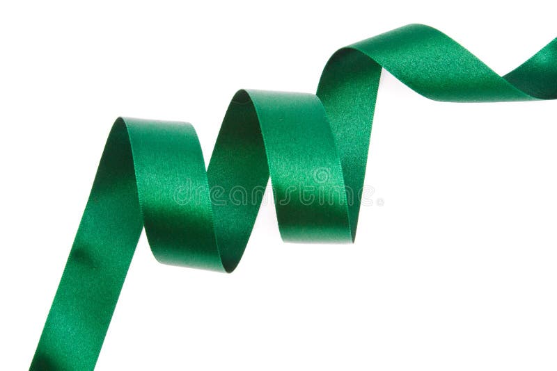 Green ribbons stock image. Image of festive, decorative 64467973