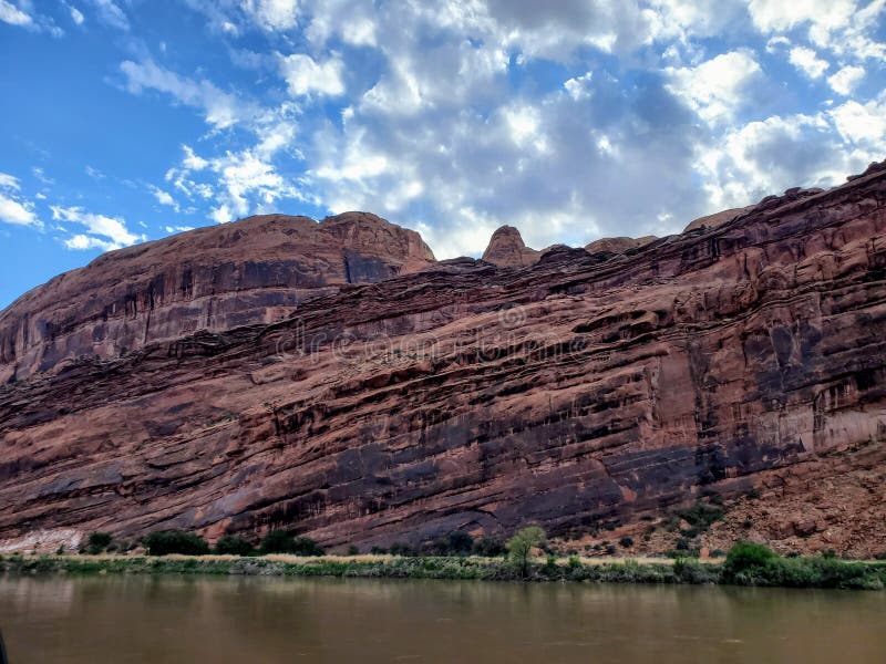 Green River Utah Mountain Scales and Water for Days Stock Image Image