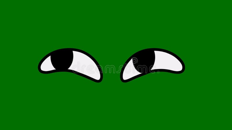 Cartoon Eyes Green Screen Effects Abstract Technology Science Engineering  Artificial Stock Video Footage by sbyykagmailcom 654249440