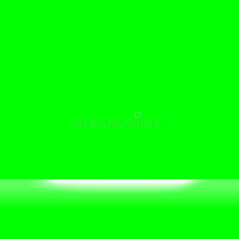 Green Screen Colors and White Light Shine for Background, Backdrop