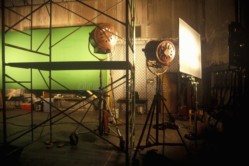 Green Screen Scene from Set of Temptation Editorial Photography Image