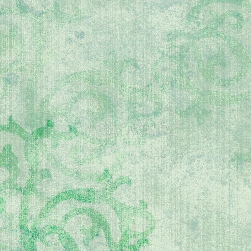 Green Scrolls stock illustration. Illustration of pattern - 1624504