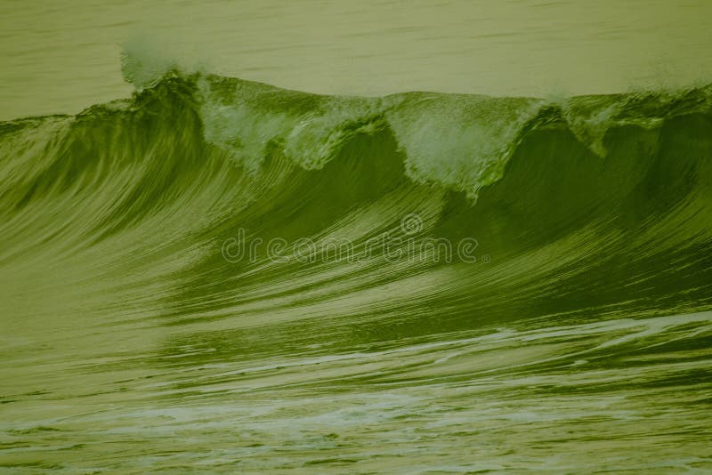 Green sea water wave stock photo. Image of texture, green 195244816