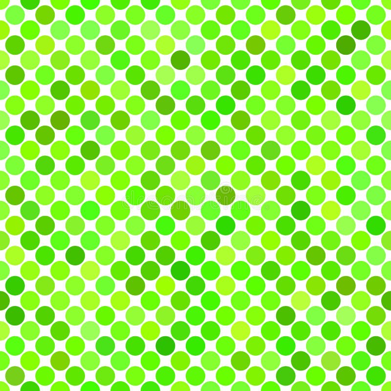 Green Seamless Dot Pattern Background - Vector Graphic Stock Vector ...