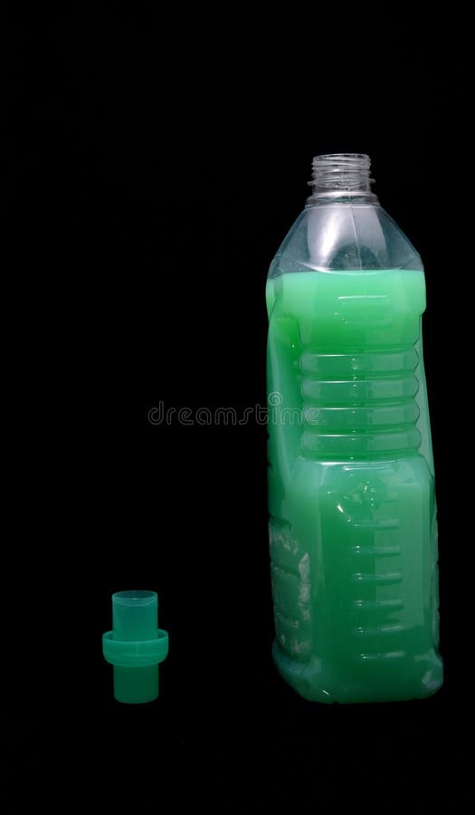 Green Shampoo Bottle stock photo. Image of merchandise 245955086