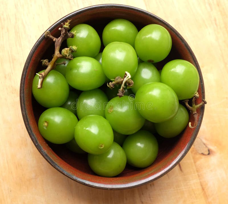 Fresh Organic Shine Muscat Green Grapes Stock Photo 2047546298