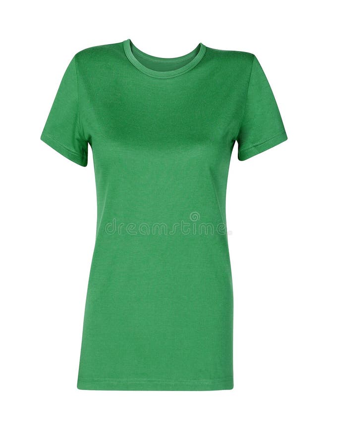 Green t shirt isolated stock photo. Image of cloth, flat 124913708