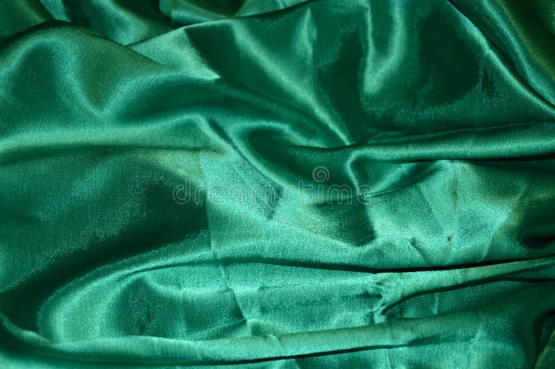 Green silk background royalty free stock images Green silk background royalty free stock images